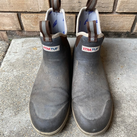 Xtratuf Other - XTRATUF MEN'S 6" ANKLE DECK Brown BOOTS - ROUND TOE Size US 12